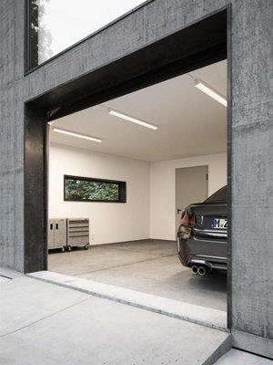 Nordlux Oakland 120 Single Batten Office Garage Light Fitting in White 123.2cm Length
