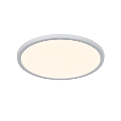 Nordlux Oja 29 Indoor Ultra-Slim Bathroom Ceiling Light in White (Height) 2.3cm