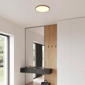 Nordlux Oja 42 Indoor Ceiling Light in Wood Foil (Diam) 42.4cm