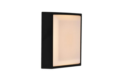 Nordlux Oliver Outdoor Plastic Wall Light Dual Mount Black,Mains LED