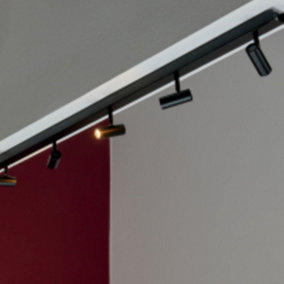 Nordlux Omari 5-Spot Indoor Dining Kitchen Metal Spot Light in Black (Diam) 37.5cm