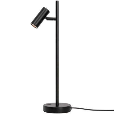 Nordlux Omari Indoor Living Dining Bedroom Metal Table Lamp in Black (Diam) 3cm
