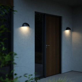 Nordlux Scorpius Maxi Outdoor Wall Light in Black (Height) 14.5cm