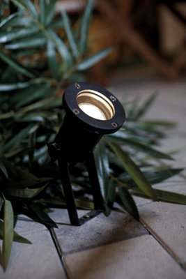 Nordlux Spot Outdoor Patio Terrace Garden Lawn Driveway Spotlight in Black Diam 10cm