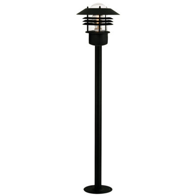 Nordlux Vejers Outdoor Patio Terrace Garden Entrance Driveway Light in Black (Height) 92cm