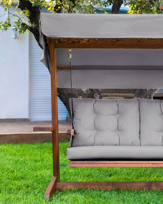 Norfolk Leisure Brestwick 2400 Pine Frame 3 Seat Garden Swing