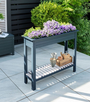 Norfolk Leisure Florenity High Planter with Zinc Tray