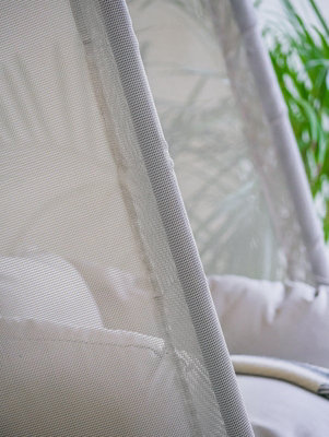 Norfolk Leisure Grey Folding Textilene Swing Chair - 3