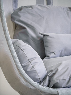 Norfolk Leisure Grey Folding Textilene Swing Chair - 4