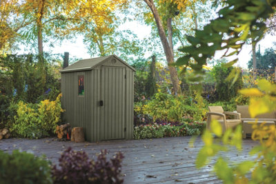 Norfolk Leisure Keter Darwin 6x4 Green Shed - 7