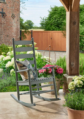 Norfolk Leisure Oakwell Rocking Chair Grey