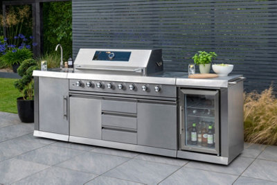 Gas outdoor kitchen best sale