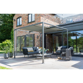 Norfolk Leisure Sliding Roof Pergola 2.8m x 2.8m