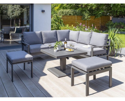 Norfolk Leisure Titchwell Luxury Mini Corner Set with Adjustable Table