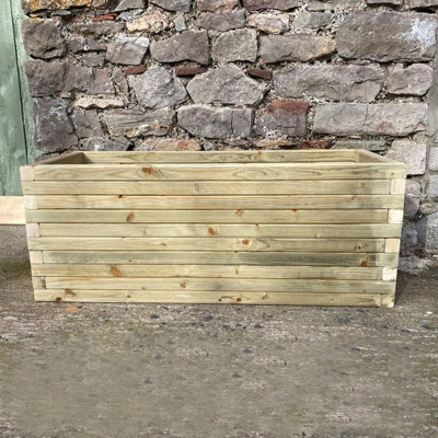 Norfolk Planter - Wood - L120 x W30 x H30 cm