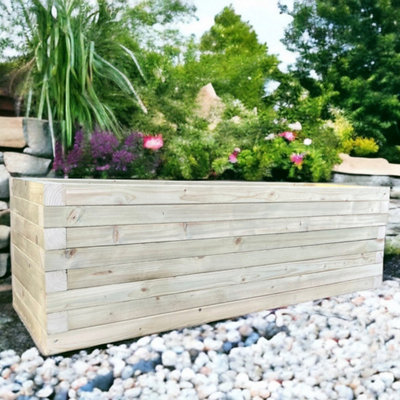 Norfolk Planter - Wood - L120 x W40 x H40 cm - 3