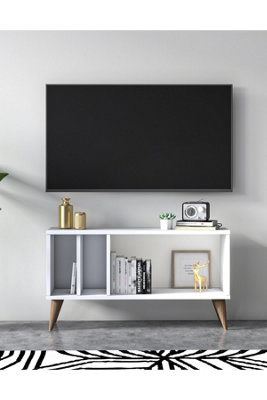 Small white tv cabinet discount