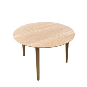 Norse Dining Table, Oak Finish, W120xD120xH75cm