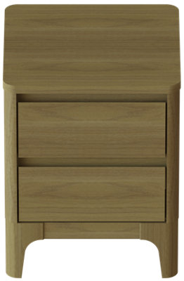 Norsk 2 Drawer Chest Toppan Oak