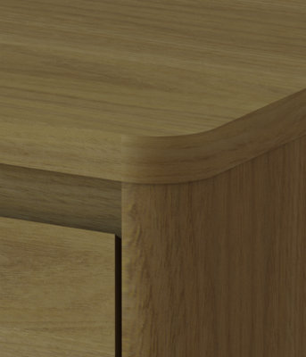 Norsk 2 Drawer Chest Toppan Oak