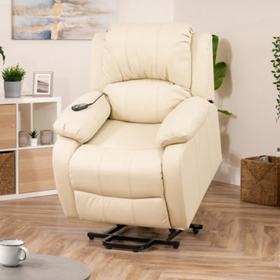 Recliner with deals heat and massage