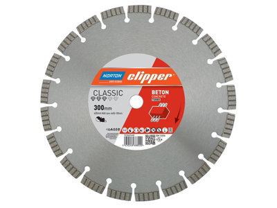 Norton Clipper 70184694468 Classic Beton Diamond Blade 300 x 20mm CLI694468