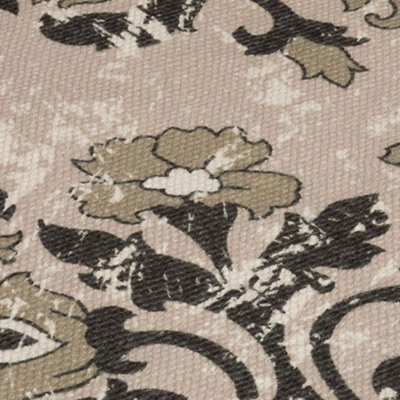 Nostell Botanical Grey Antique Printed Rug with Tassel 230 x 160cm
