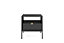Nova Cabinet with Drawer and Open Compartment - Black Matt (H)560mm (W)540mm (D)390mm
