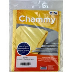 Nova Car Care PVA Foam Chamois Leather Yellow (One Size)