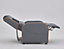 Nova Gaming Racer Recliner Ergonomic Leather Computer Chair Cinema Armchair, Grey with Orange Trim