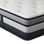 Nova Luxe Hybrid Mattress 10.5 Inch Euro(Box) Top Mattress with Breathable Foam and Individual Pocket Spring 90x200cm