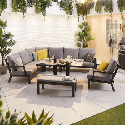 Corner dining sofa outlet set