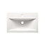 Novela 600mm Wall Hung Vanity Unit in White Gloss with Ceramic Basin