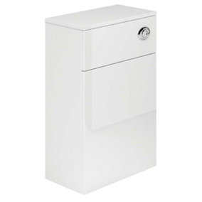 Novela Back to Wall Toilet WC Unit in Gloss White