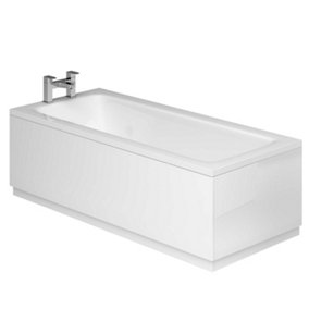 Novela Gloss White Front Bath Panel - 1800mm