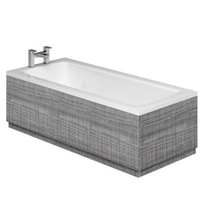 Novela Grey Ash Front Bath Panel - 1800mm