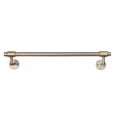 Novello Antique Brass Bathroom Large Metal Iron Towel Rail Bar Holder Gold