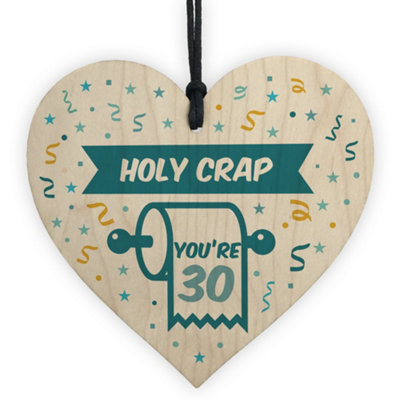 Novelty 30th Birthday Gift For Him Her Funny Rude 30th Birthday Present