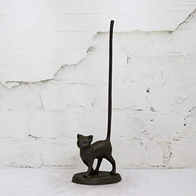 Novelty Cat Toilet Roll Holder For Bathroom Freestanding Ornament Decoration