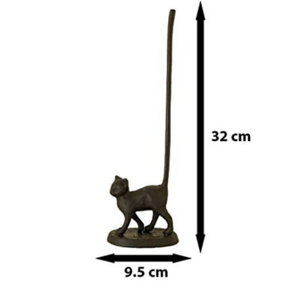 Novelty Cat Toilet Roll Holder For Bathroom Freestanding Ornament Decoration
