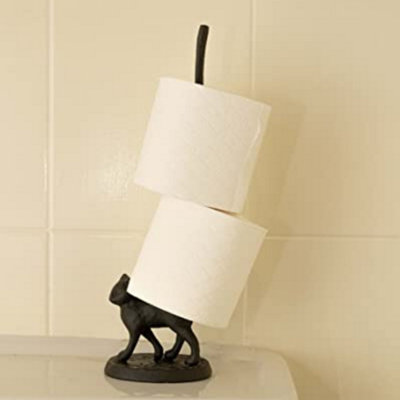 Novelty Cat Toilet Roll Holder For Bathroom Freestanding Ornament Decoration - 6