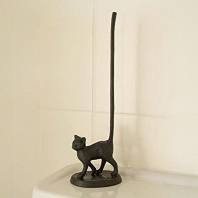 Novelty Cat Toilet Roll Holder For Bathroom Freestanding Ornament Decoration - 7