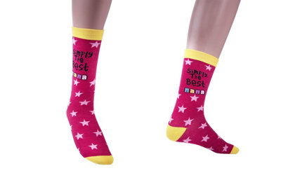 Novelty Crew Simply The Best Socks Printed Relation Age For Men Women Birthday Christmas Gift