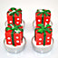 Novelty Decorative Christmas Decorations Candles Gift Box Xmas Home Decor