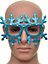 Novelty Glitter Blue Snowflake Christmas Glasses Christmas Party Props Photo Booth Accessories Stocking Fillers