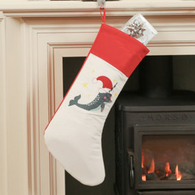 Novelty Narwhal Xmas Gift Decoration Christmas Stocking