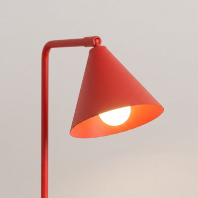 Nox steel Red 1 Lights modern Desk lamps