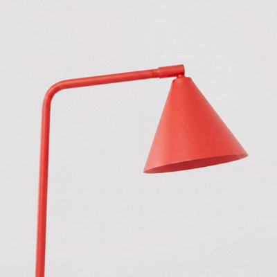 Nox steel Red 1 Lights modern Desk lamps