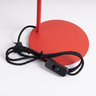 Nox steel Red 1 Lights modern Desk lamps