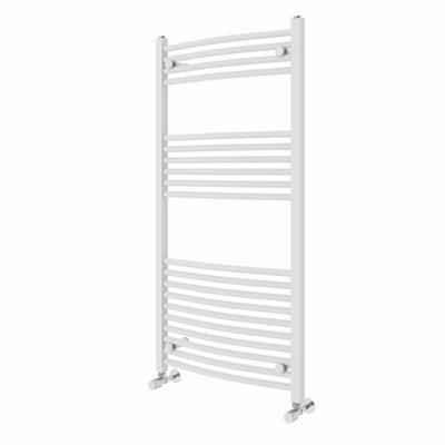 NRG 1200x600 mm Curved Heated Towel Rail Radiator Bathroom Ladder ...